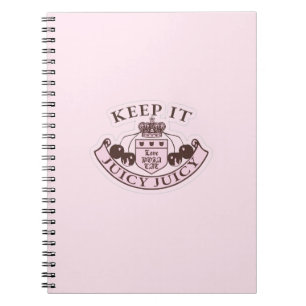 Pink Juicy Inspired Spiral Notebook