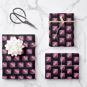 Pink Just A Girl Who Loves Axolotl Wrapping Paper Sheet