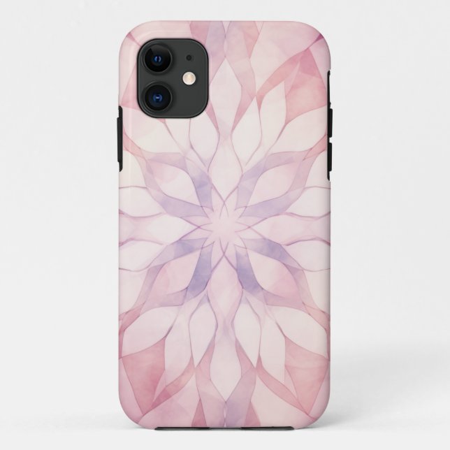 Pink Kaleidoscope Case-Mate iPhone Case (Back)
