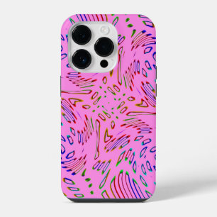 Pink Kaleidoscope iPhone 14 Pro Case