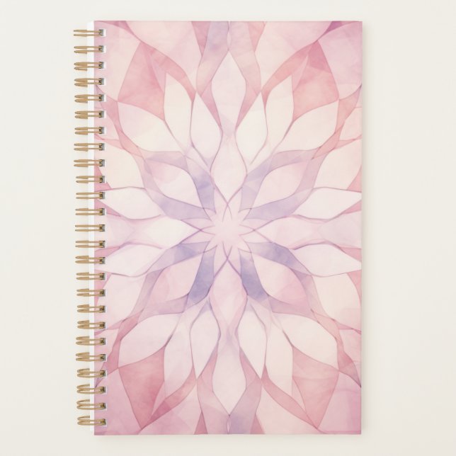 Pink Kaleidoscope Planner (Front)
