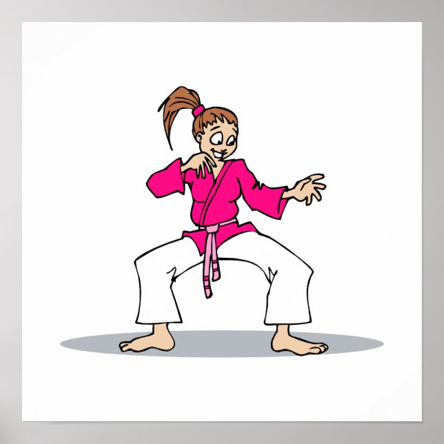 Pink Karate Poster (Front)