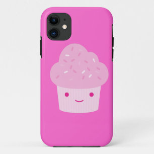Pink Kawaii Cupcake iPhone 11 Case