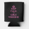 Pink keep calm can cooler for girls weekend party
