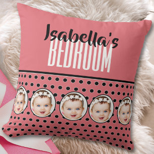 Pink Keepsake Photo Cushion