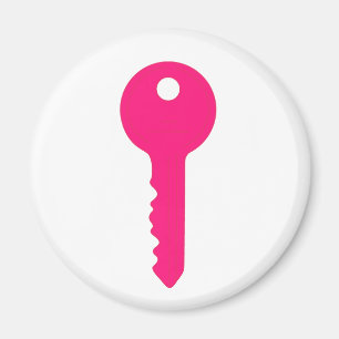 Pink Key Magnet