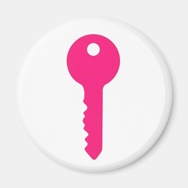 Pink Key Magnet (Front)
