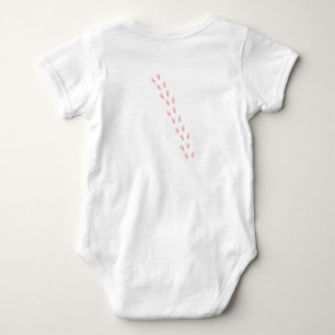 Pink Kids My First Easter Egg Bunny  Baby Bodysuit