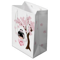 Pink Kimono Kawaii Kokeshi Doll