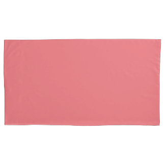 Pink King Size Pillow Case Pair