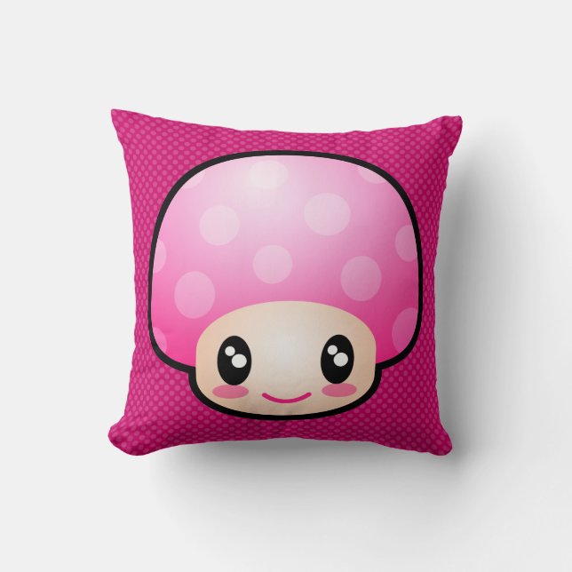 Pink Kinoko Cushion (Front)