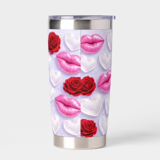  Pink kiss Insulated Tumbler (Left)