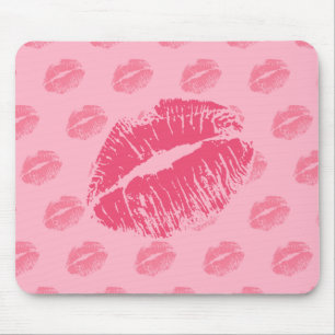 Pink Kiss Mouse Mat