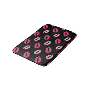 Pink Kisses Bath Mat