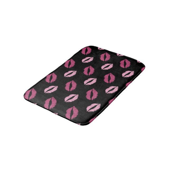 Pink Kisses Bath Mat (Angled)