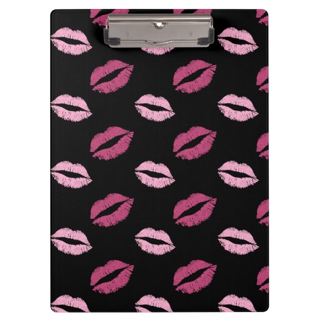 Pink Kisses Clipboard (Front)