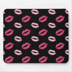 Pink Kisses Mouse Mat