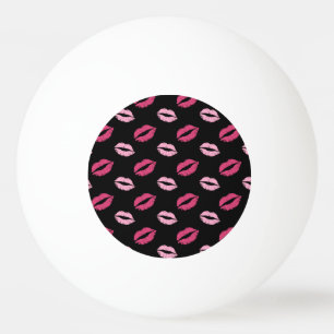 Pink Kisses Ping Pong Ball