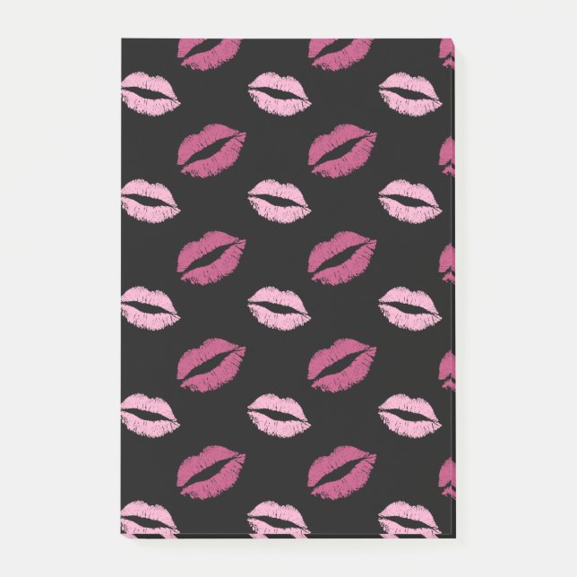 Pink Kisses Post-it Notes (Front)