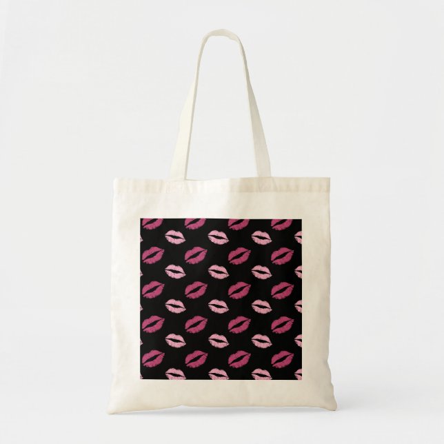 Pink Kisses Tote Bag (Front)