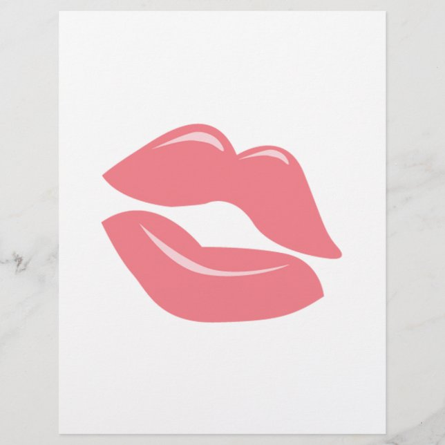 Pink Kissy Lips (Front)