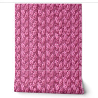 Pink Knit Feather Crochet Pattern