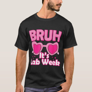 Pink Lab Week 2024 Medical Lab Science Lab Tech Te T-Shirt