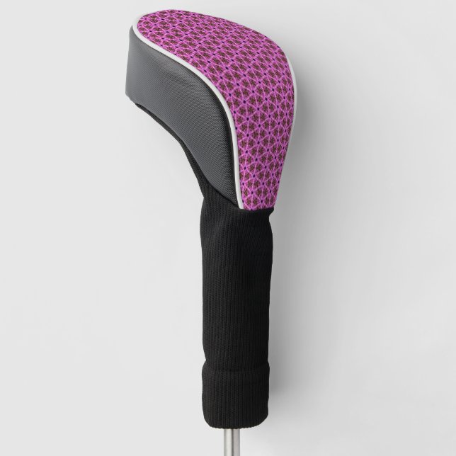 Pink Labyrinth  Golf Head Cover (Angled)