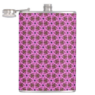 Pink Labyrinth  Hip Flask