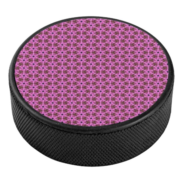 Pink Labyrinth  Hockey Puck (3/4)