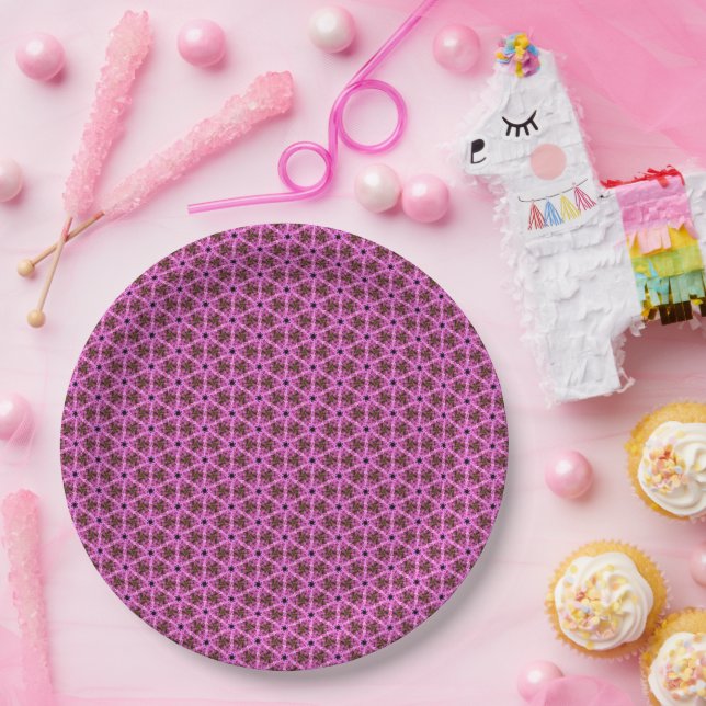 Pink Labyrinth  Paper Plate (Party)