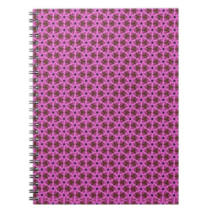 Pink Labyrinth Spiral Notebook