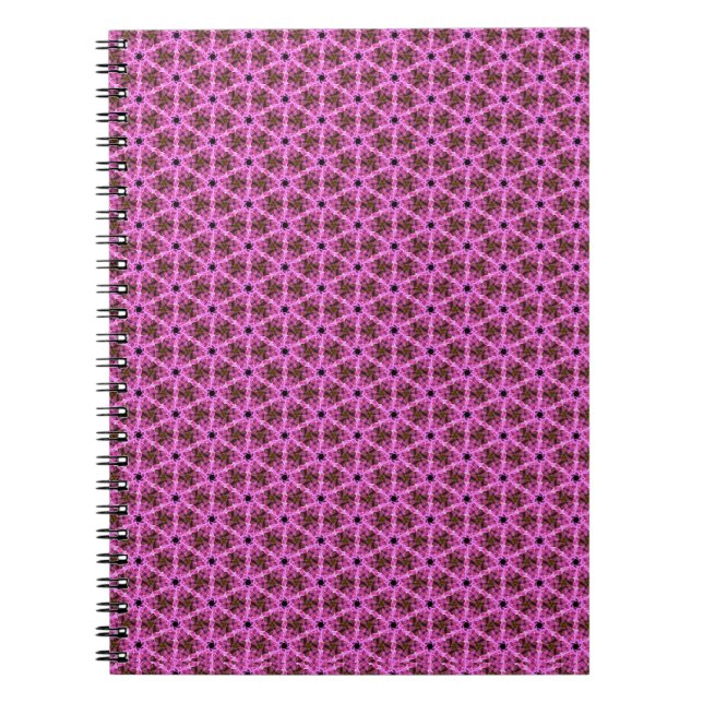 Pink Labyrinth Spiral Notebook (Front)