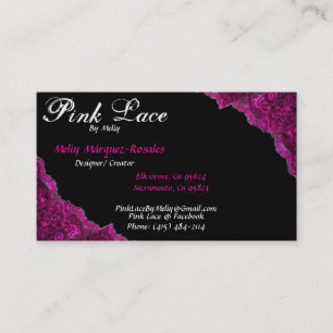 pink-lace-border business card