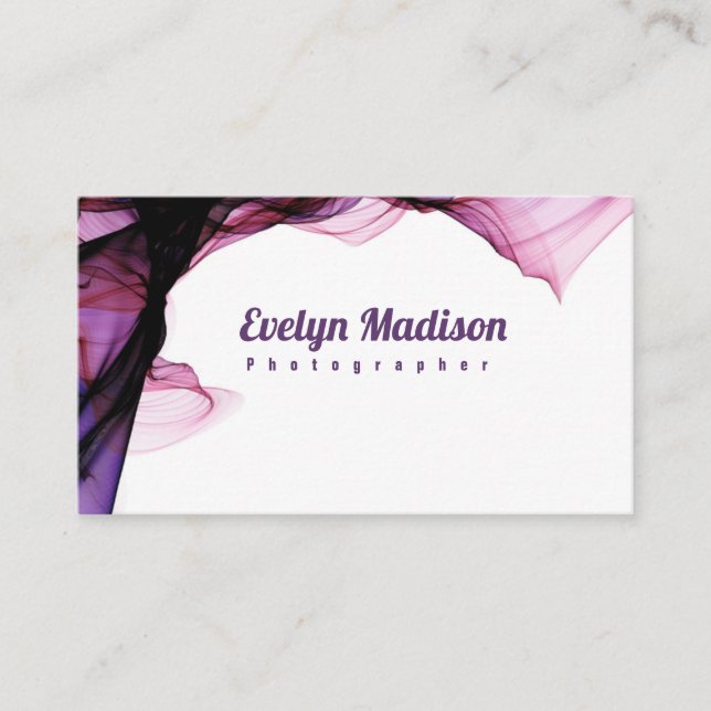 Pink Lace Ribbon Border g8678 Business Card (Front)