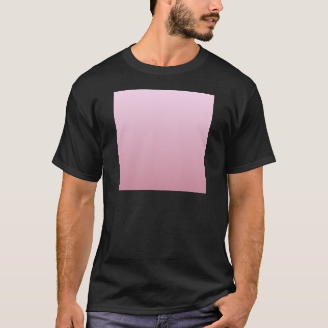 Pink Lace to Puce Horizontal Gradient T-Shirt (Front)