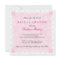 Pink Lace & White Pearls Bridal Shower  Invite