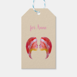 Pink Ladies, Gemini Watercolor Gift Tags