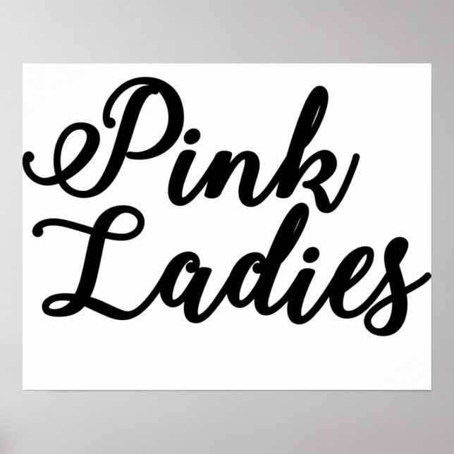 Pink Ladies Poster (Front)