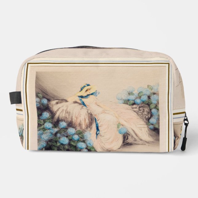 Pink Lady, 1933 by Louis Icart Dopp Kit (Front)