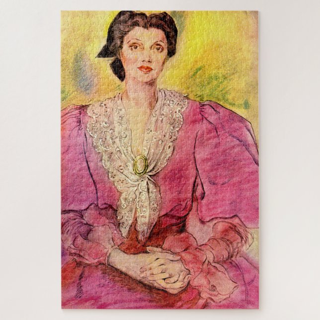 pink lady jigsaw puzzle (Vertical)