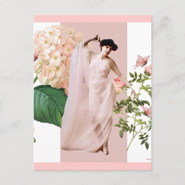 Pink lady postcard (Front)