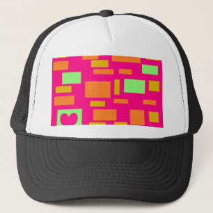 PINK LADY TRUCKER HAT