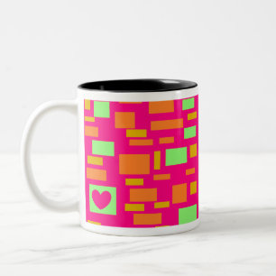 PINK LADY Two-Tone COFFEE MUG