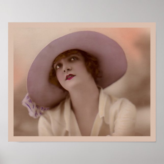 "Pink Lady" Vintage Fashion Poster (Front)