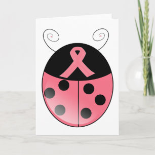 Pink Ladybug Card