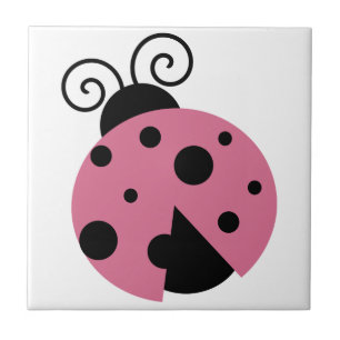 Pink Ladybug Tile