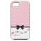 Pink Ladybugs Custom iPhone 5 Case