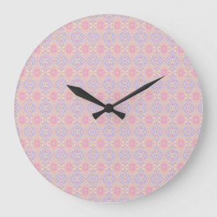 pink large clock