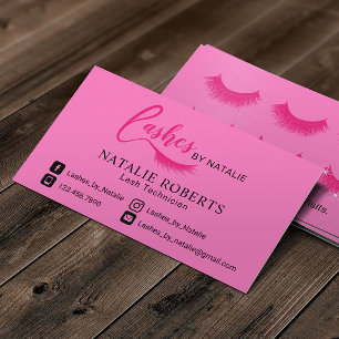 Pink Lashes Logo Eyelash Extensions Salon Loyalty